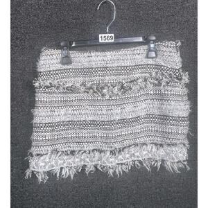 SNIDEL Tweed Mini Pencil Skirt Womens Size 0 Gray Side Zip